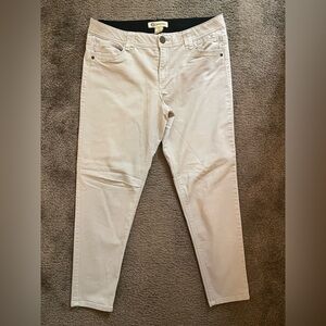 Democracy Beige Straight-Leg Pants